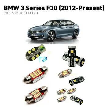 Avtomobilska dodatna Oprema Led notranje luči Za BMW F30 2012+ 18pc Led Luči Za Avtomobile razsvetljave, komplet avtomobilske žarnice Canbus brez Napak
