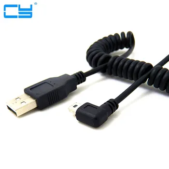 3ft Prilagodljiv Porabe Zavijete Desno Univerzalno USB / Mini USB Kabel za Polnjenje, Kabel za Polnjenje Elektronskih Pripomočkov