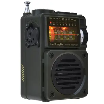 3in1 HRD-700 AM, FM Radio, Predvajalnik Glasbe, Prenosne Prejeli Zložljive Zvočnik Signal Kartice Zvočnik 3W Podpora TF BT Antena C4U9
