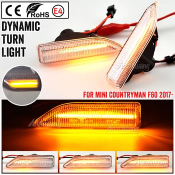 za Mini Countryman F60 2017 2018 2019 2020 Dinamično Zaporedno LED Strani Marker Svetloba Teče Obrnite Signalna luč