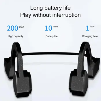 Občutljive Lahka Bluetooth-compatible5.2 Lossless Kostne Prevodnosti Slušalke za Vožnjo
