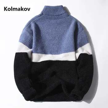 Moški puloverji 2022 Pozimi nov prihod priložnostne trak pulover moških Študentske mladine puloverji slim fit Moški volna puloverji MY032